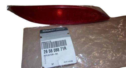 Reflector trasero derecho  265608871R Nuevo OE  Renault Megane III