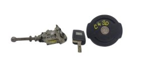 Cilindro de cerradura + tapón de combustible 4162EP Citroën C4