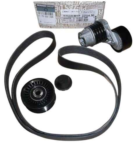 Juego de correas trapezoidales 117203336R Renault Megane III 1.2TCE 130 CV Original