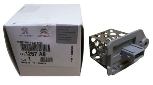 Resistencia del ventilador 1267A9 1267.A9 Citroën Peugeot Original