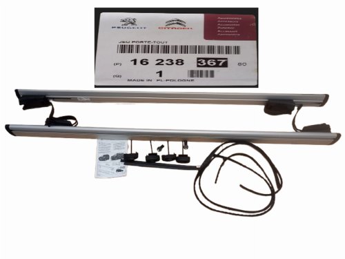 Barras transversales para techo 1623836780 Peugeot Rifter Original
