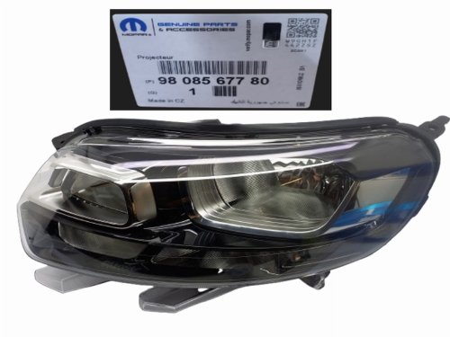 Reflector izquierdo 9808567780 Original Jumpy 3