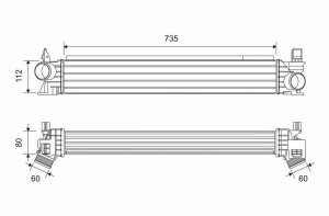 Intercooler 1613994180 Citroën Jumper 15- 2.0-2.2BLUEHDI Original Nuevo