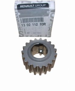 Rueda inferior de distribución 130211210R Renault 1.4 16V, 1.6 16V Original Nuevo