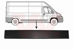 Moldura de puerta derecha 8546T6 8546.T6 Citroën Jumper III Peugeot Boxer III Original Nueva