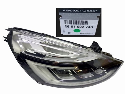 Reflector LED derecho 260100274R Renault Clio IV Original