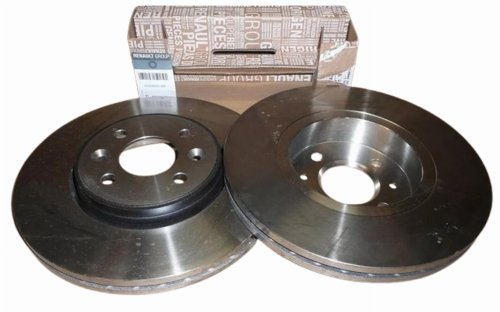 Discos de freno delanteros 402069518R Renault Dacia Original Nuevo
