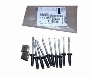 Juego de fijaciones para el parachoques trasero 1633559180 Citroën Berlingo III Original Nuevo