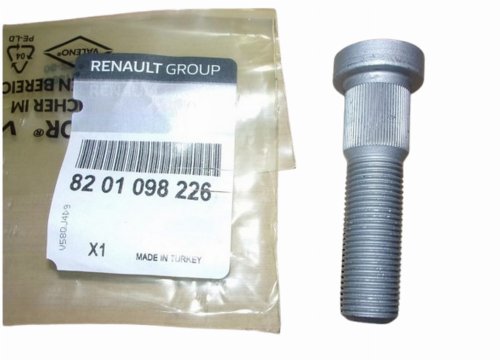 Tornillo de rueda trasera 8201098226 Renault Master III Original Nuevo