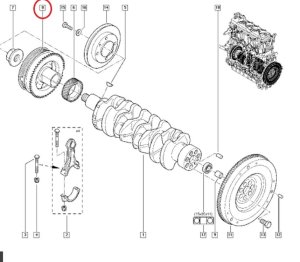 Polea 12303DC000 Master Movano Mascott 3.0DCI