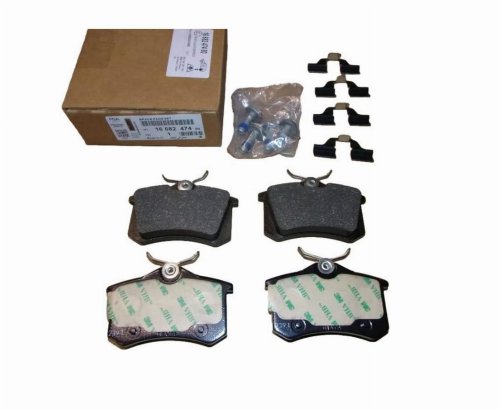 Pastillas de freno traseras 1668247480 Citroën Peugeot Original Nuevo