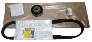Juego de correas trapezoidales 7701478932 Renault Clio III Modus 1.2 16V Original Nuevo
