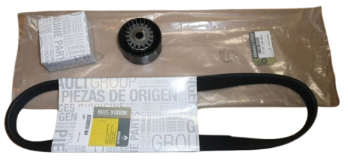 Juego de correas trapezoidales 7701478932 Renault Clio III Modus 1.2 16V Original Nuevo