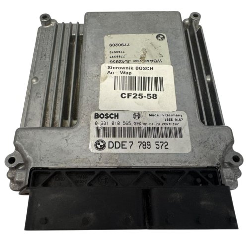 Controlador ECU Bosch DDE7789572 0281010565 28RTF107 BMW