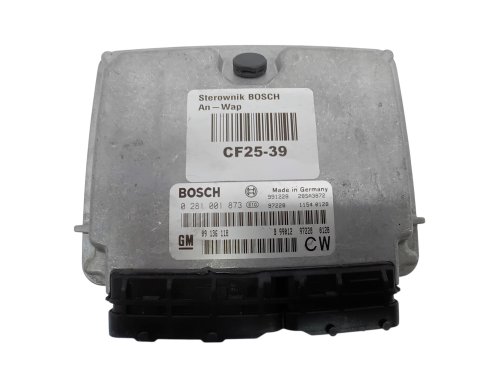 Controlador ECU 0281001873  09136118 Bosch Opel
