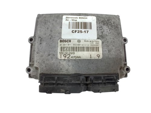 Controlador ECU 0281011553  55198058  19247EAA Bosch Fiat