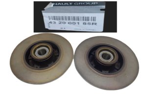 Disco de freno trasero 432000185R Renault Megane III Original Nuevo