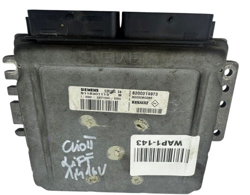 Controlador  ECU 8200214973 S118301113 Renault Siemens