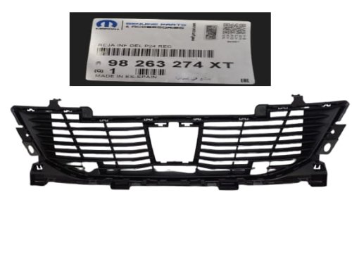 Rejilla del parachoques delantero 98263274XT Peugeot 2008 II Original Nuevo