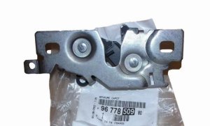 Cerradura del capó 9677850980 Peugeot 308 II Original Nueva