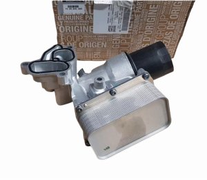 Carcasa del filtro + Radiador de aceite 152084648R Renault Trafic III 2.0DCI Original Nuevo
