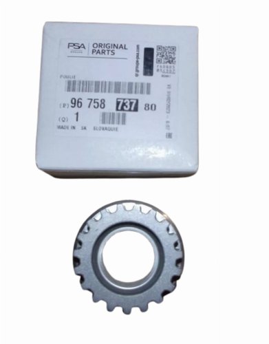 Piñón del cigüeñal 9675873780 Citroën Berlingo III 1.2 Original Nuevo