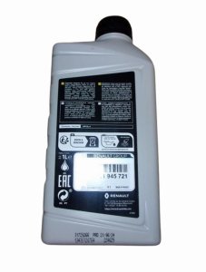 Aceite para caja de cambios 7711945721 NFX 75W 1L Renault Original Nuevo