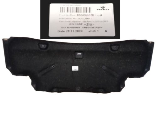 Insonorización del capó 658406552R Dacia Duster 21- Original nuevo