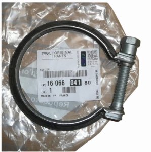 Abrazadera del tubo del catalizador 1606604180 Citroën Jumper III Original Nuevo