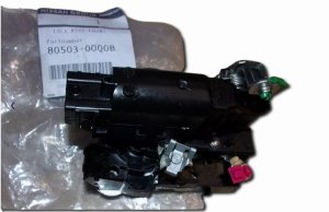 Cerradura de puerta izquierda 8050300Q0B Renault Kangoo 2 pines Original Nueva