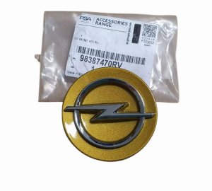Tapón para llanta de aluminio 98387470RV Amarillo Opel Original Nuevo