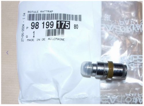 Empujador de válvula 9819917580 Citroën Peugeot 1.5 BLUEHDI 16V Original