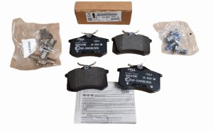Pastillas de freno traseras 1668247680 Citroën Peugeot Renault Original Nuevo