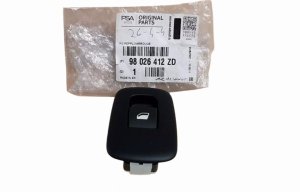 Botón de subida/bajada de la ventanilla 98026412ZD Peugeot 508 II Original Nuevo