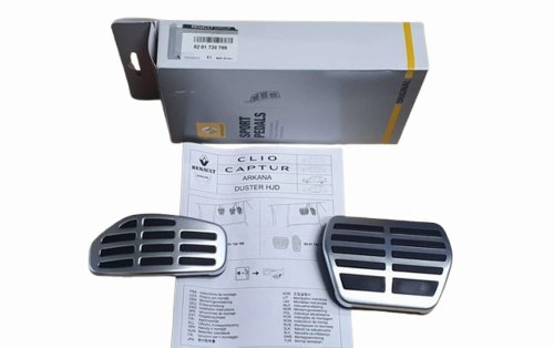 Cubiertas para pedales 8201720785 Renault Captur II Original Nuevo
