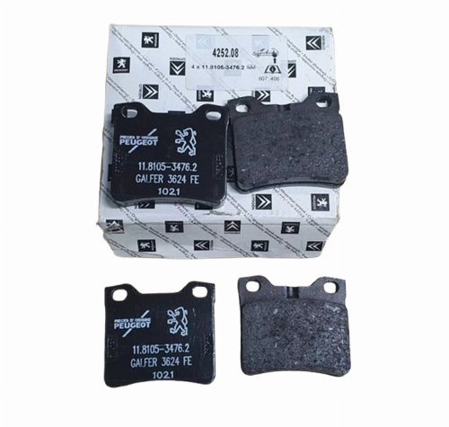 Pastillas de freno traseras 425208 4252.08 Peugeot 406 607 1.6I/1.8/1.9TD ATE Original Nuevo