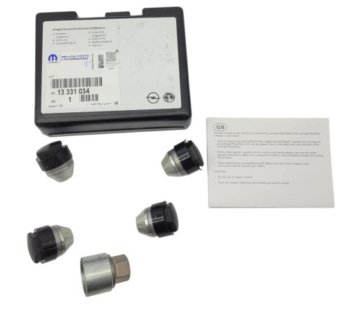 Tuercas de seguridad para ruedas 13331034 Opel Original Nuevo