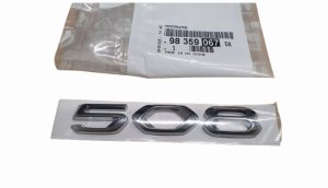 Monograma trasero 98359067DX Peugeot 508 II Original Nuevo