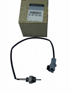 Sensor de temperatura de los gases de escape 8200702890 Renault Espace IV 2.0DCI Original