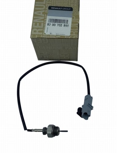 Sensor de temperatura de los gases de escape 8200702890 Renault Espace IV 2.0DCI Original