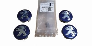 Tapón para llanta de aluminio 1608837080 Peugeot 107/2008/3008/308/5008/RCZ Original Nuevo