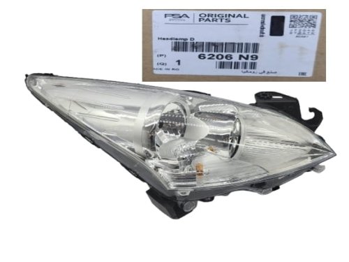 Reflector derecho 6206N9 Nuevo OE PSA Peugeot 3008 5008