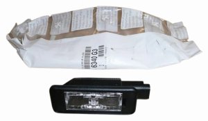 Lámpara de matrícula 6340G3 6340.G3 Citroën C4/C5 III Peugeot 308/508 Original Nueva