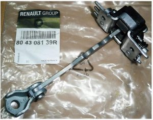 Limitador de puerta 804308139R Delantero Renault Scenic III Original Nuevo