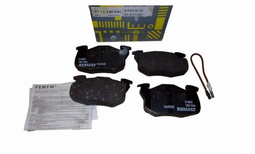 Pastillas de freno delanteras 7711130034 Renault Clio 1.1/1.2/1.4/1.9D BDX Original Nuevo
