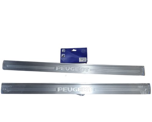 Molduras de umbral delanteras 9623.75 962375 Peugeot 307 Original Nuevo