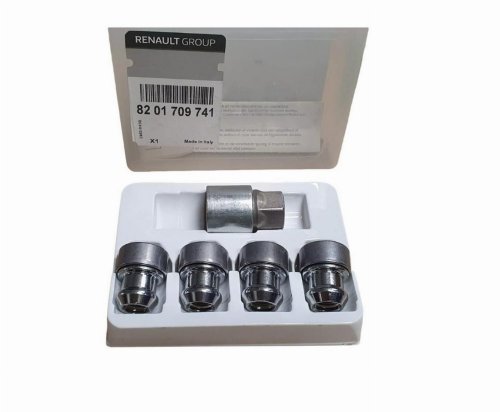 Tornillos antirrobo 8201709741 Juego Renault Original Nuevo