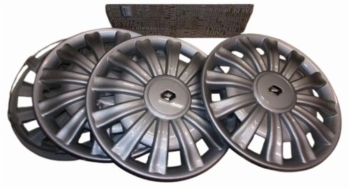 Tapacubos 15'' 7711943955 Juego de  4 unidades Renault Original Nuevo