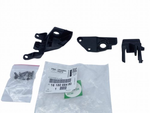 Soporte del faro izquierdo, juego completo 1618066480 Citroën C3 III Original