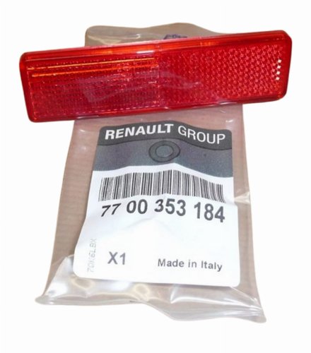 Reflector del parachoques trasero 7700353184 Renault Master II Original Nuevo